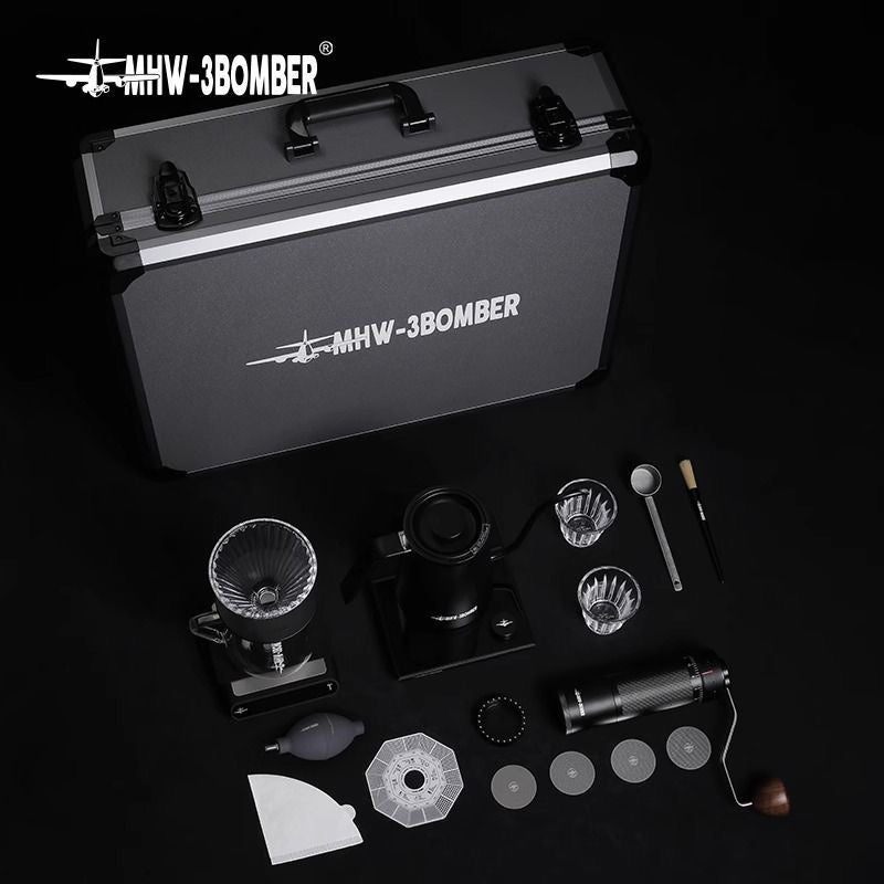 MHW-3BOMBER B-3 Tactical Case Pour-Over Coffee Pot V-60 Set Coffee Cup