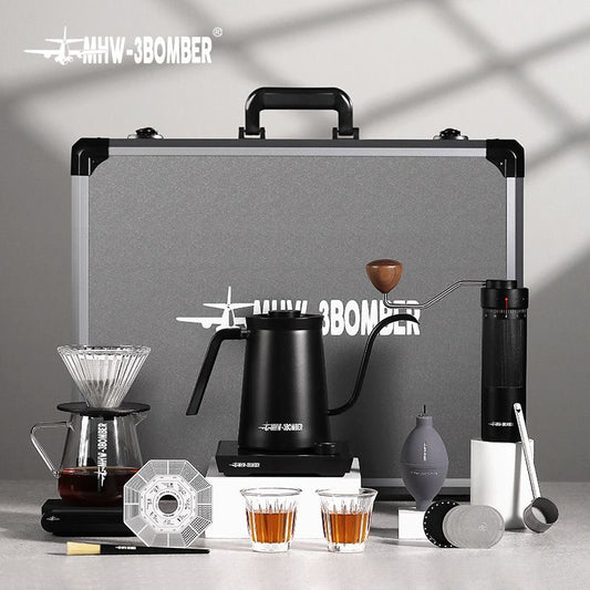 MHW-3BOMBER B-3 Tactical Case Pour-Over Coffee Pot V-60 Set Coffee Cup